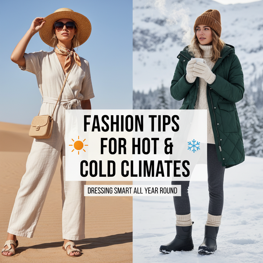 Fashion Tips for Hot and Cold Climates: Dressing Smart All Year Round
