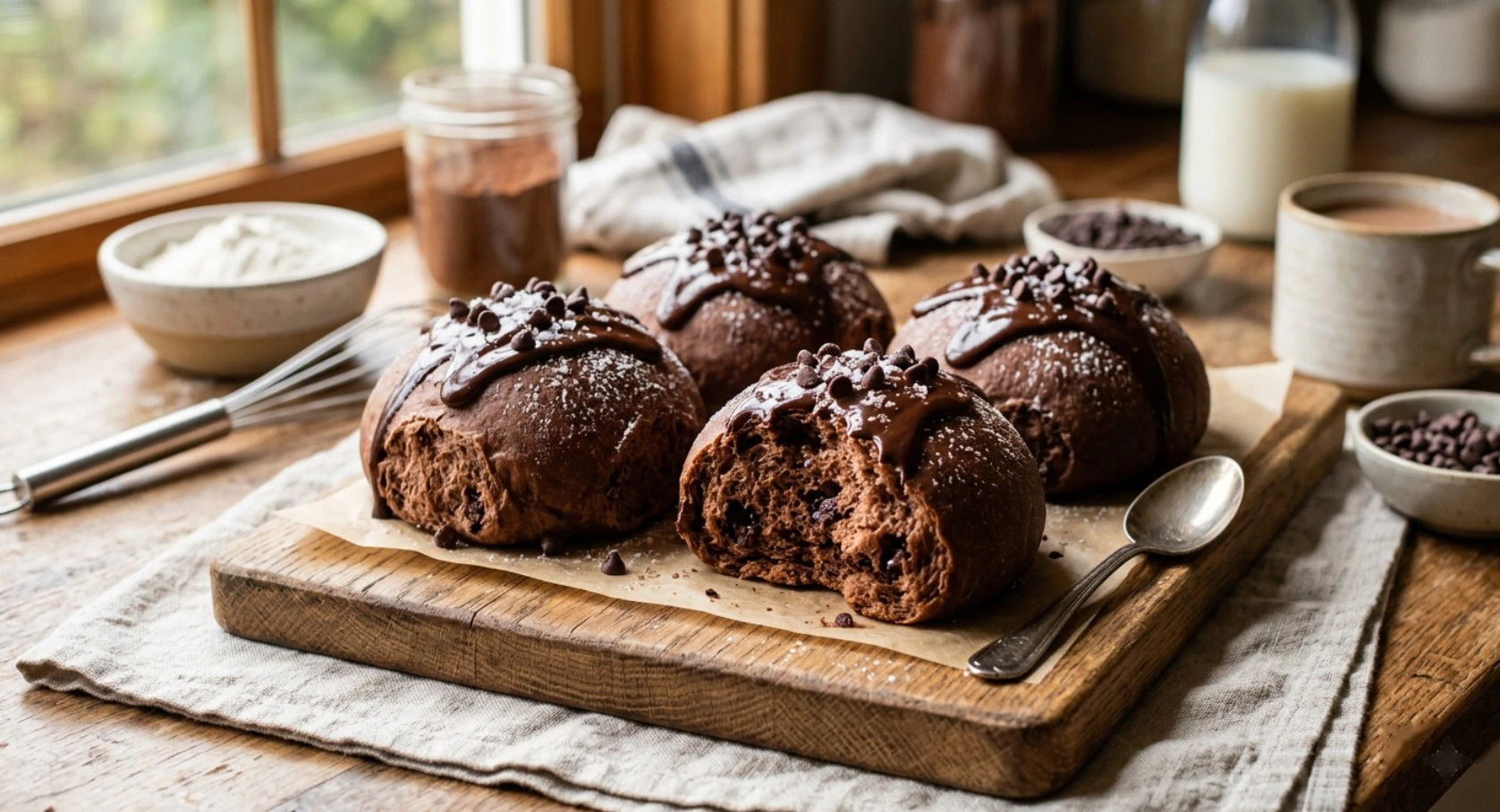 Easy Chocolate Bun Recipe